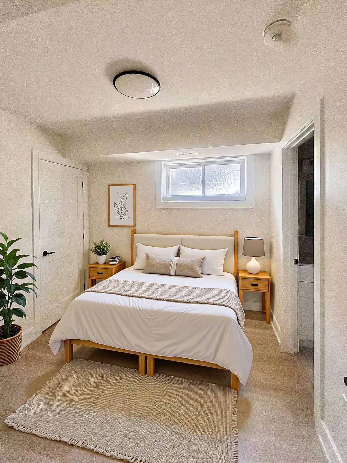 Lower-level bedroom