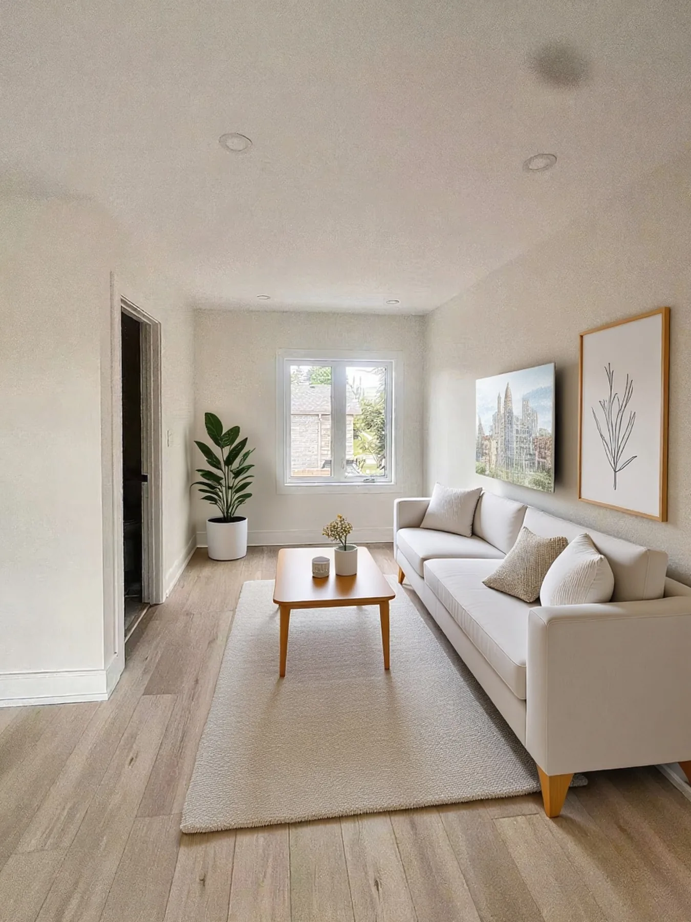 Bright living room
